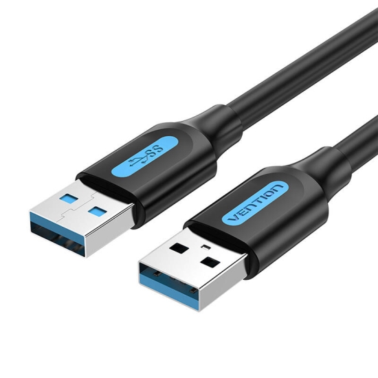 Kabel USB 3.0 Vention CONBI 2A 3m czarny PVC