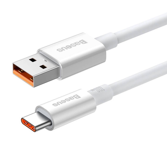 Kabel USB do USB-C Baseus Superior 100W 0.25m (biały)