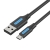 Kabel USB 2.0 A do Micro USB Vention COLBC 3A 0,25m czarny