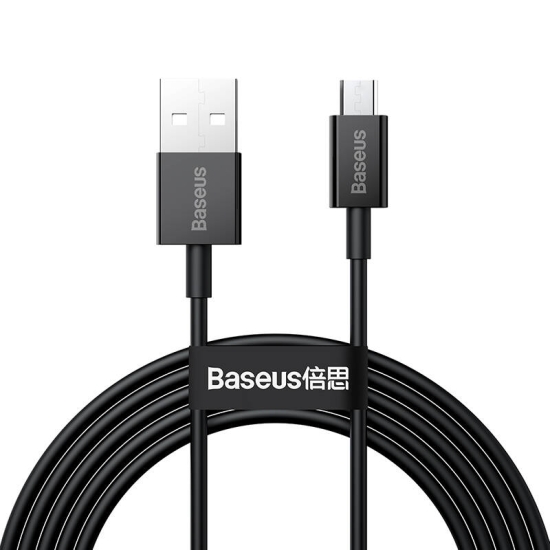 Kabel USB do micro USB Baseus Superior Series, 2A, 2m (czarny)