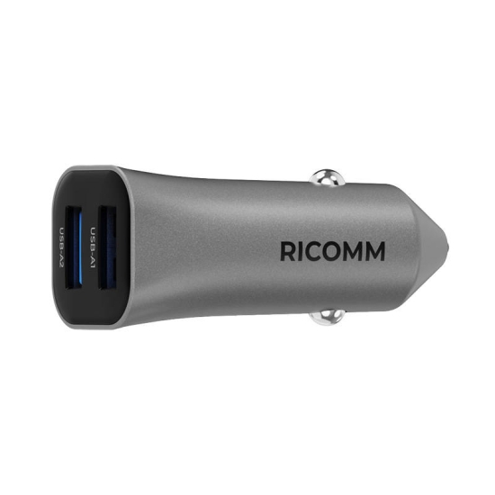 Ładowarka samochodowa 24W Ricomm RA241 2xUSB-A