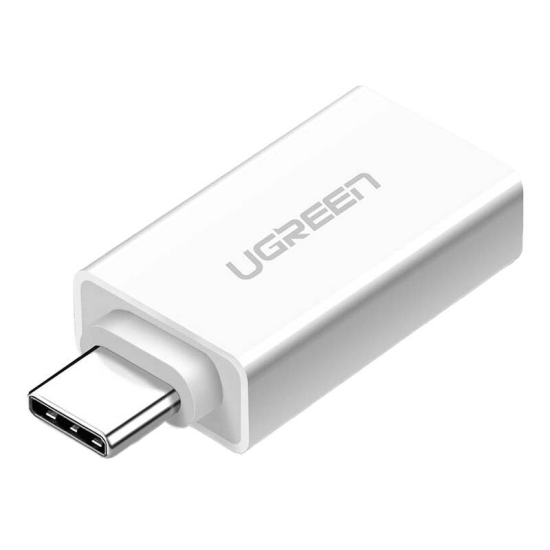 Adapter USB-A 3.0 do USB-C 3.1 UGREEN  US-173 (biały)