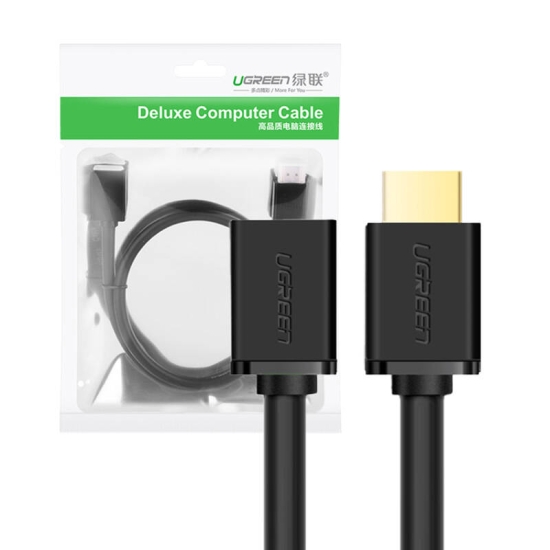 Kabel HDMI męski do HDMI żeński UGREEN, 3m (czarny)