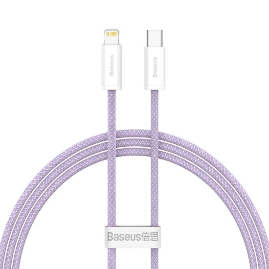 Kabel USB-C do Lightning Baseus Dynamic Series, 20W, 1m (fioletowy)