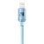 Kabel USB do iP Baseus Crystal Shine, 2.4A, 1.2m (niebieski)