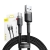 Kabel USB do USB-C Baseus Cafule 3A 0.5m (szaro-czarny)