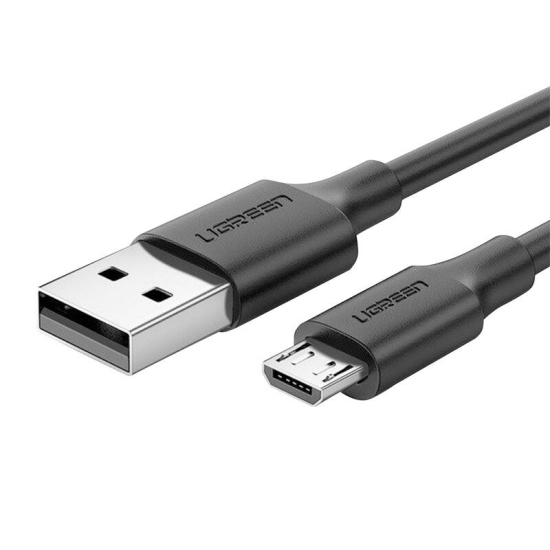 Kabel USB do Micro USB UGREEN  US289 QC 3.0 2.4A 0.25m (czarny)