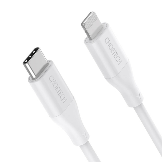 Kabel Choetech IP0040 USB-C do Lightning PD18/30W 1.2m (biały)