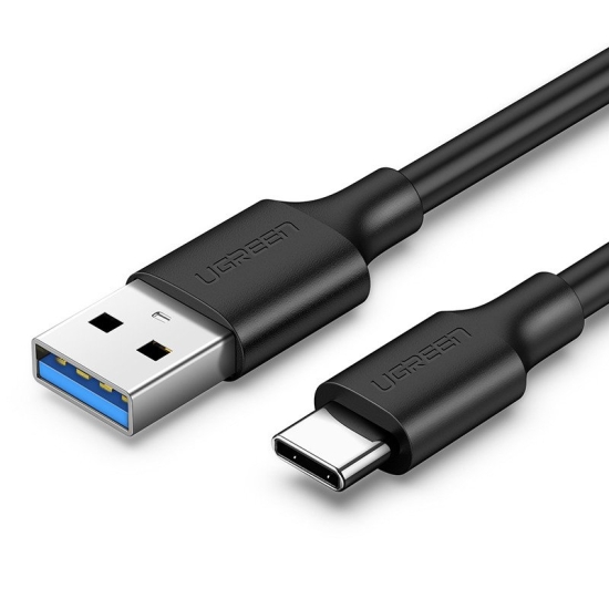 Kabel USB do USB-C 3.0 UGREEN  US184 1.5m (czarny)