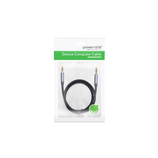 Kabel mini jack UGREEN AV122 3,5mm AUX 3m (czarny)