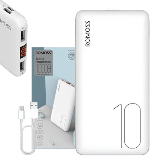 Powerbank Romoss  PSP10 10000mAh (biały)
