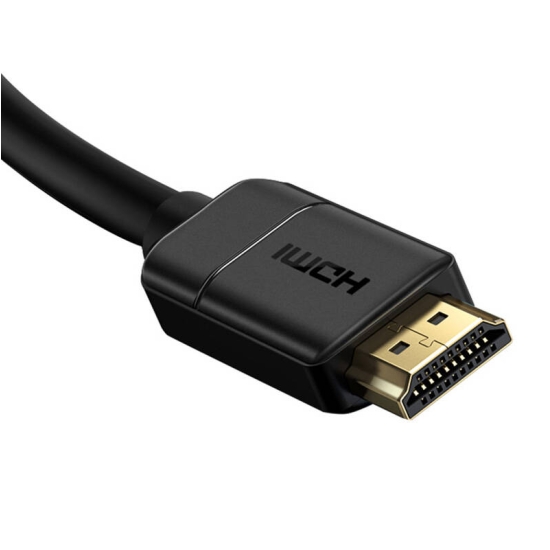 Kabel HDMI 2.0 Baseus, 4K 30Hz, 3D, HDR, 18Gbps, 8m (czarny)