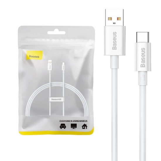 Kabel USB do USB-C Baseus Superior 100W 1m (biały)