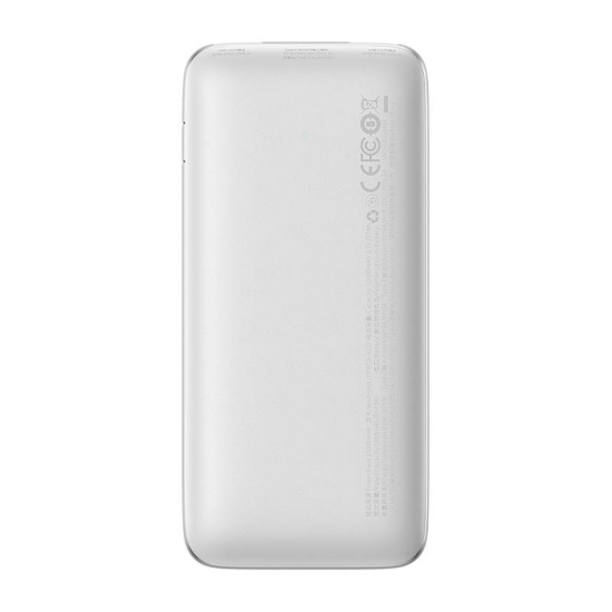 Powerbank Baseus Bipow Pro 10000mAh, 2xUSB, USB-C, 20W (biały)