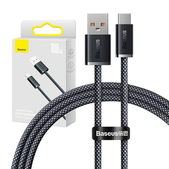 Kabel USB do USB-C Baseus Dynamic Series, 100W, 1m (szary)