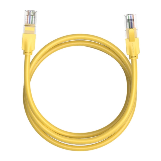 Kabel sieciowy UTP CAT6 Vention IBEYH RJ45 Ethernet 1000Mbps 2m żółty