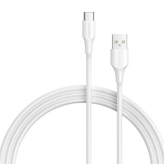 Kabel USB 2.0 A do USB-C 3A Vention CTHWI 3m Biały