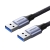 Kabel USB3.0, USB-A męski do USB-A męski,  UGREEN   US373 2A, 2m (czarny)