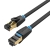 Kabel sieciowy CAT8 SFTP Vention IKABF RJ45 Ethernet 40Gbps 1m czarny