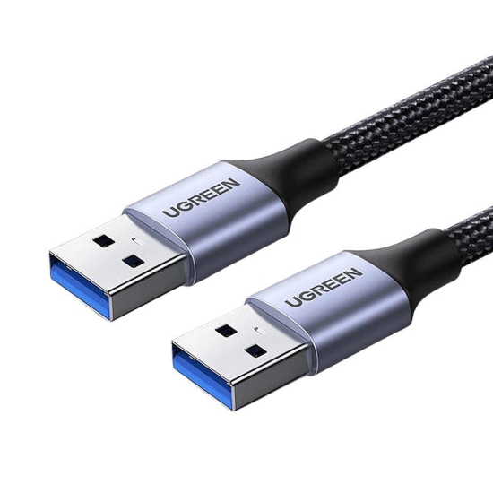 Kabel USB3.0, USB-A męski do USB-A męski,  UGREEN  US373  v 2A, 1m (czarny)