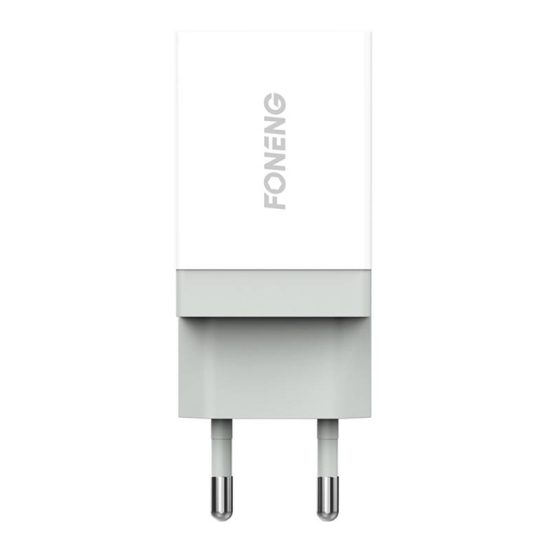 Ładowarka sieciowa Foneng K210, 1xUSB + Kabel USB C 1m