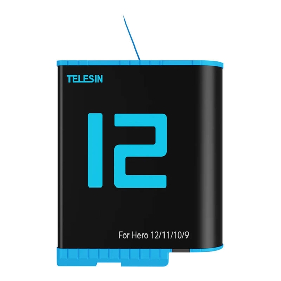 Akumulator bateria Telesin do GoPro Hero 12 /  11 / 10 / 9 (1750 mAh) - GP-BTR-901-D