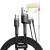 Kabel USB do Micro USB Baseus Cafule 2.4A 1m (szaro-czarny)