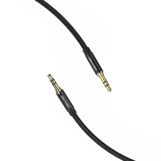 Kabel audio 3,5mm mini jack Vention BAWBD 0,5m Czarny