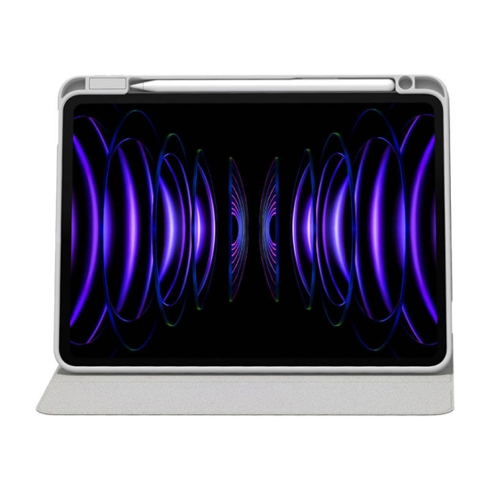 Magnetyczne Etui ochronne do Ipad Pro 12.9 Baseus Minimalist (jasno szary)