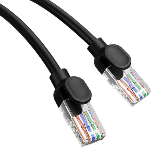 Kabel sieciowy Baseus Ethernet CAT5, 5m (czarny)