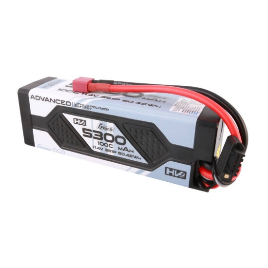 Akumulator Gens ace Advanced G-Tech 5300mAh 11.4V 3S1P 100C HV car Lipo  Hardcase z konektorem Deans Plug