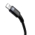 Kabel USB-C do Lightning PD Baseus Cafule, 18W, 1m (czarno-szary)