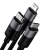 Kabel szybkiego ładowania  Baseus StarSpeed USB do M+L+C 3.5A 0.6M(BLack)