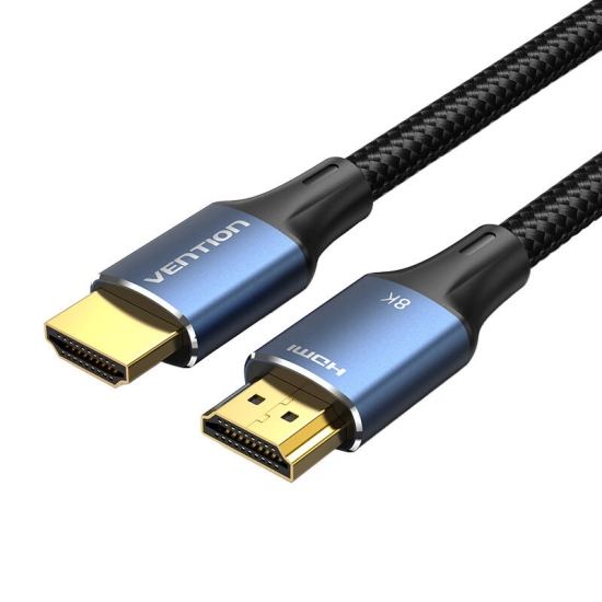 Kabel HDMI 2.1 Vention ALGLJ, 5m, 8K 60Hz/ 4K 120Hz (Niebieski)