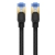 Kabel sieciowy w oplocie kat. 7 Baseus Ethernet RJ45, 10Gbps, 5m (czarny)