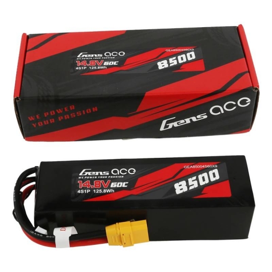 Akumulator Gens Ace 8500mAh 14.8V 60C 4S1P XT90