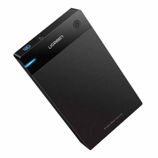 Obudowa zewnętrzna dysku HDD 3,5" UGREEN SATA USB 3.0  US222 (czarna)