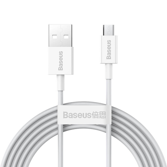 Kabel USB do micro USB Baseus Superior Series, 2A, 2m (biały)