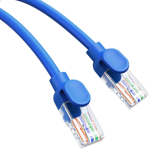 Kabel sieciowy Baseus Ethernet RJ45, Cat.6, 0,5m (niebieski)