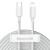 Kabel USB-C do Lightning Baseus Simple Wisdom, PD, 20W, 1.5m (biały) 2szt.