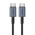 Kabel USB-C do USB-C Choetech XCC-1014, PD 60W 1.2m (czarny)