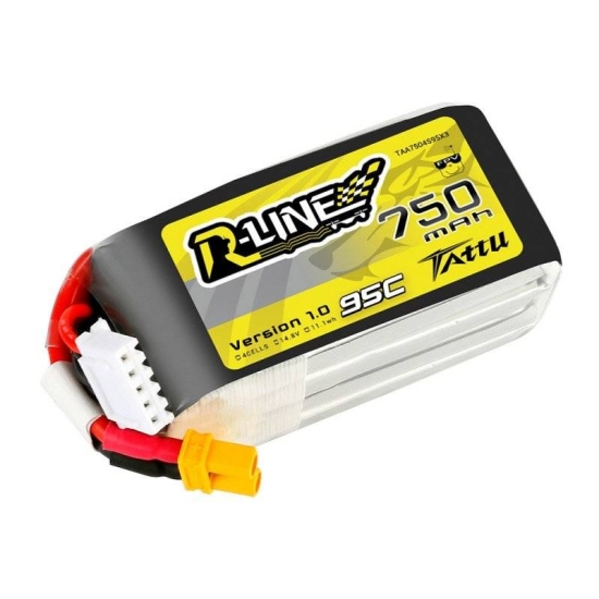 Akumulator Tattu R-Line 750mAh 14.8V 95C 4S1P XT30