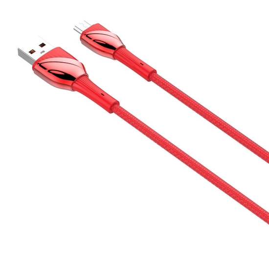 Kabel USB - Micro USB LDNIO LS662  2m, 30W (czerwony)