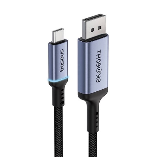 Adapter Baseus USB-C do DisplayPort 2m (czarny)