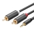 UGREEN AV102 Kabel 2x RCA (Cinch) jack 3.5 mm 3m (czarny)