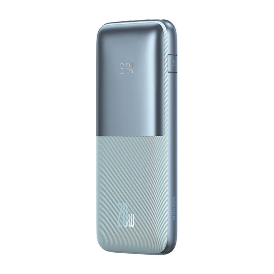 Powerbank Baseus Bipow Pro 10000mAh, 2xUSB, USB-C, 20W (niebieski)