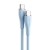 Kabel USB-C 2.0 do USB-C Vention TAWSG 1,5m, PD 100W, niebieski silikonowy