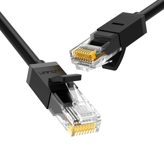 Kabel sieciowy UGREEN  NW102 Ethernet RJ45, Cat.6, UTP, 8m (czarny)