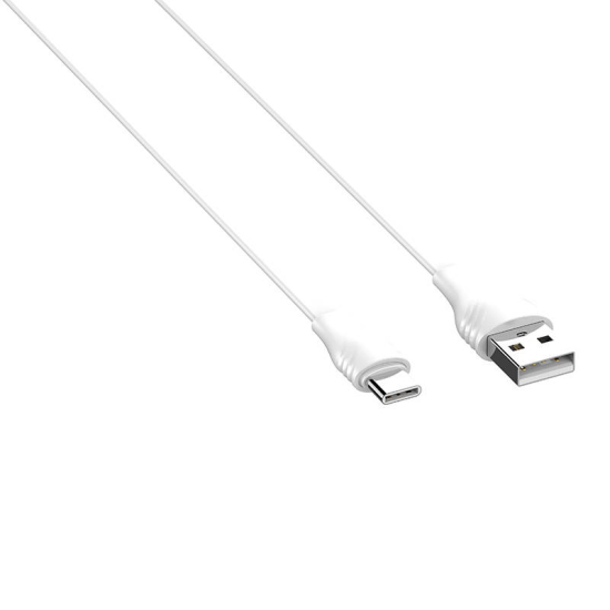 Kabel USB do USB-C LDNIO LS553, 2.1A, 2m (biały)