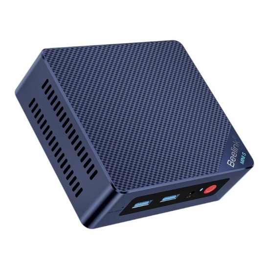 MINI PC Beelink S 12 Intel Alder Lake - N95 8GB RAM + 256GB niebieski